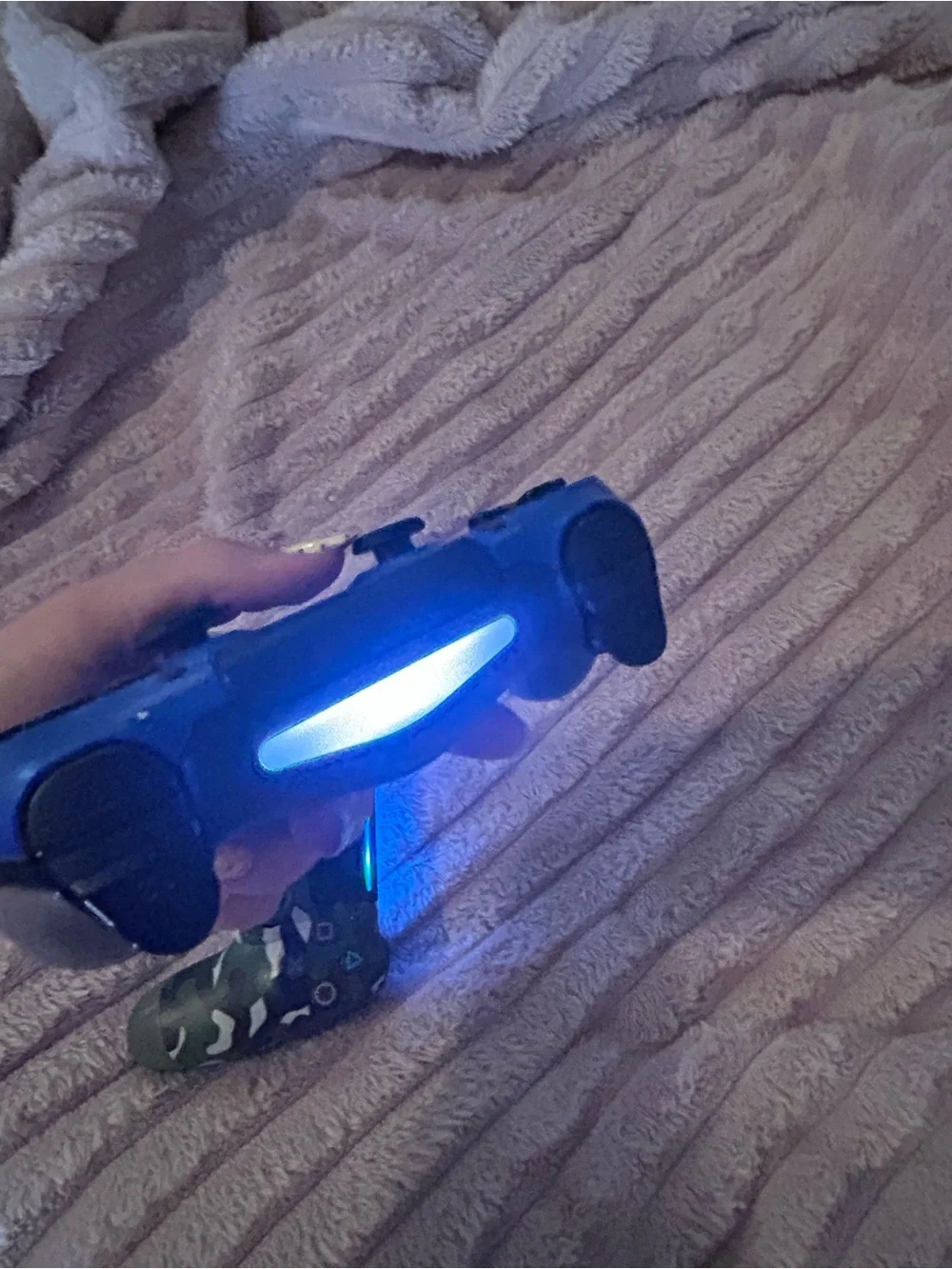 Sony DualShock Wireless Controllers - Blue & Green Camo